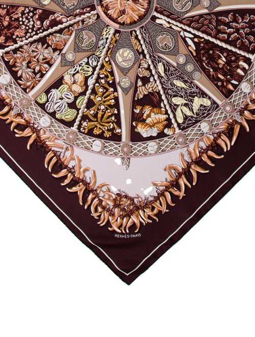 Hermès Aux Pays des Epices Silk Scarf