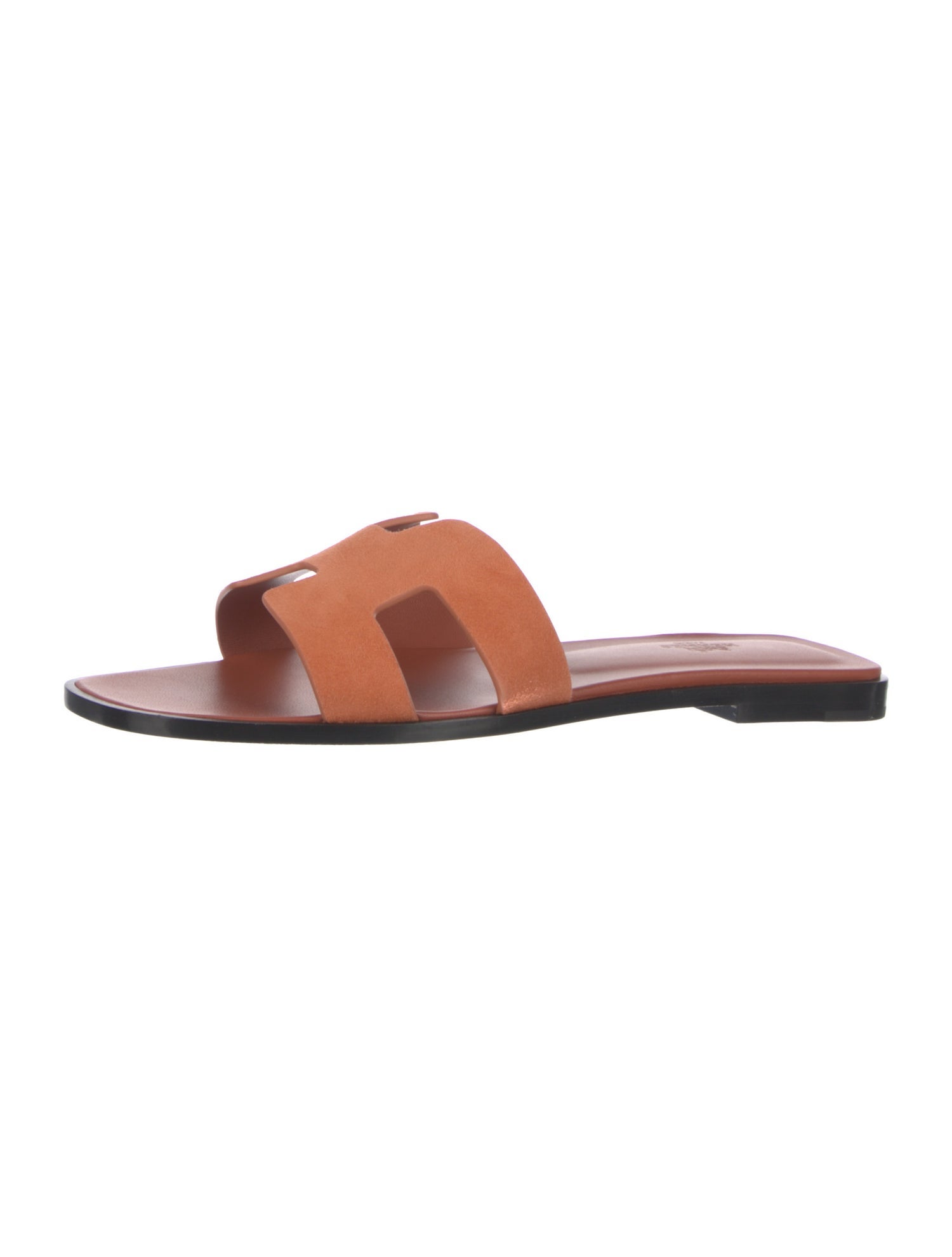Hermès Oran Suede Slides
