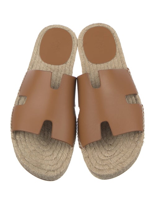 Hermès Antigua Leather Slides