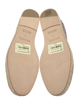 Hermès Trip Leather Espadrilles