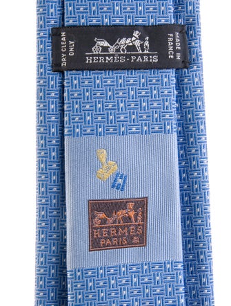 Hermès Silk Patterned Tie