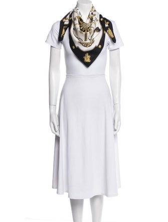 Hermès Les Clés Silk Scarf