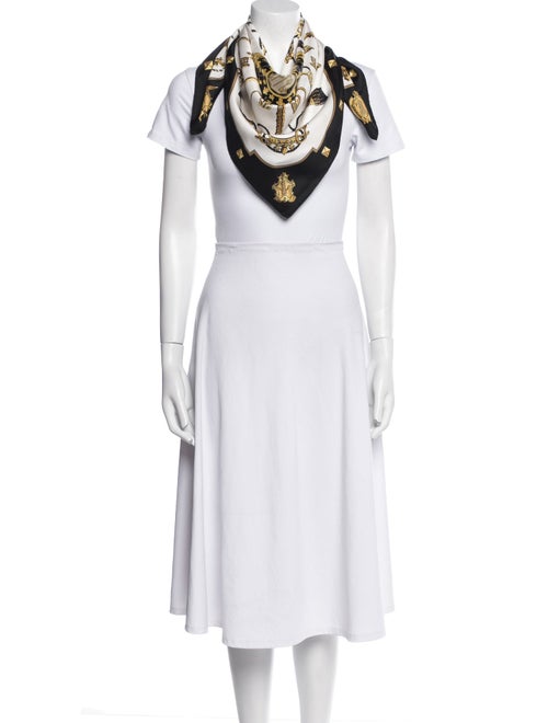 Hermès Les Clés Silk Scarf