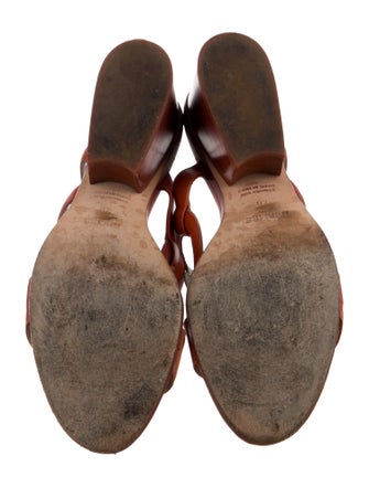 Hermès Peace Chaîne d'Ancre Insignia Slides