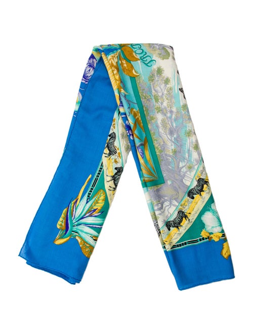 Hermès Tropiques Cashmere Shawl