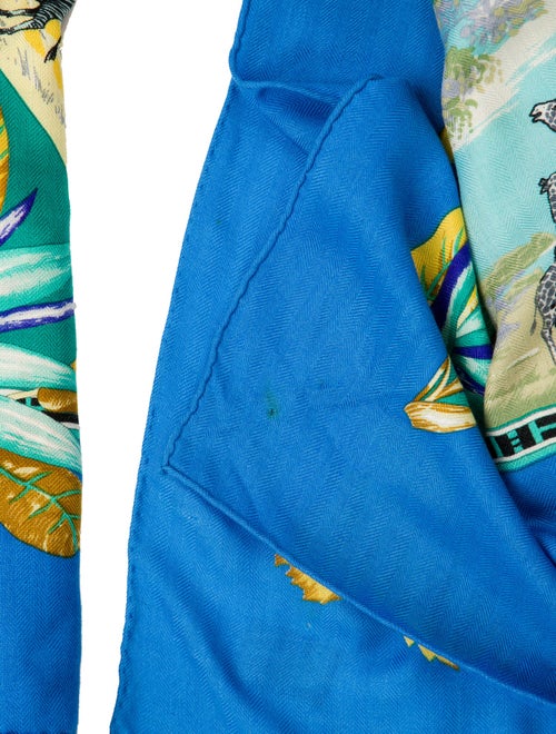 Hermès Tropiques Cashmere Shawl