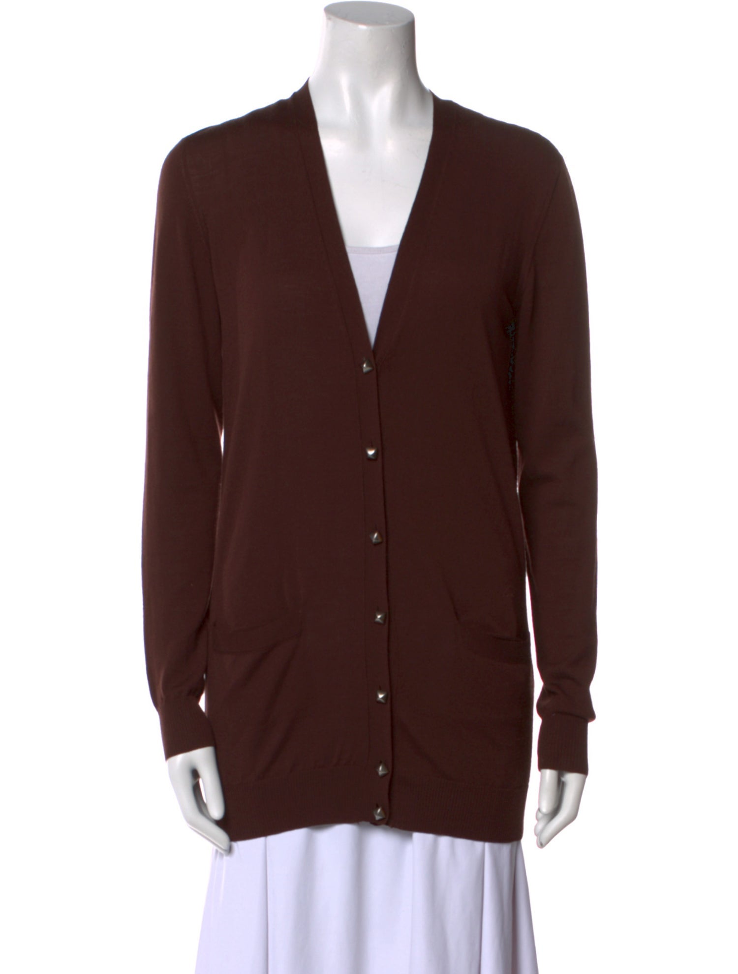 Hermès Wool V-Neck Sweater