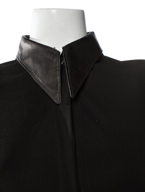 Hermès Long Sleeve Button-Up Top