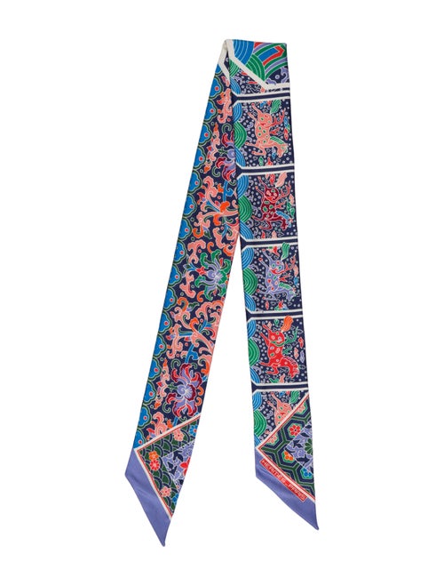 Hermès Collections Impériales Silk Twilly Scarf