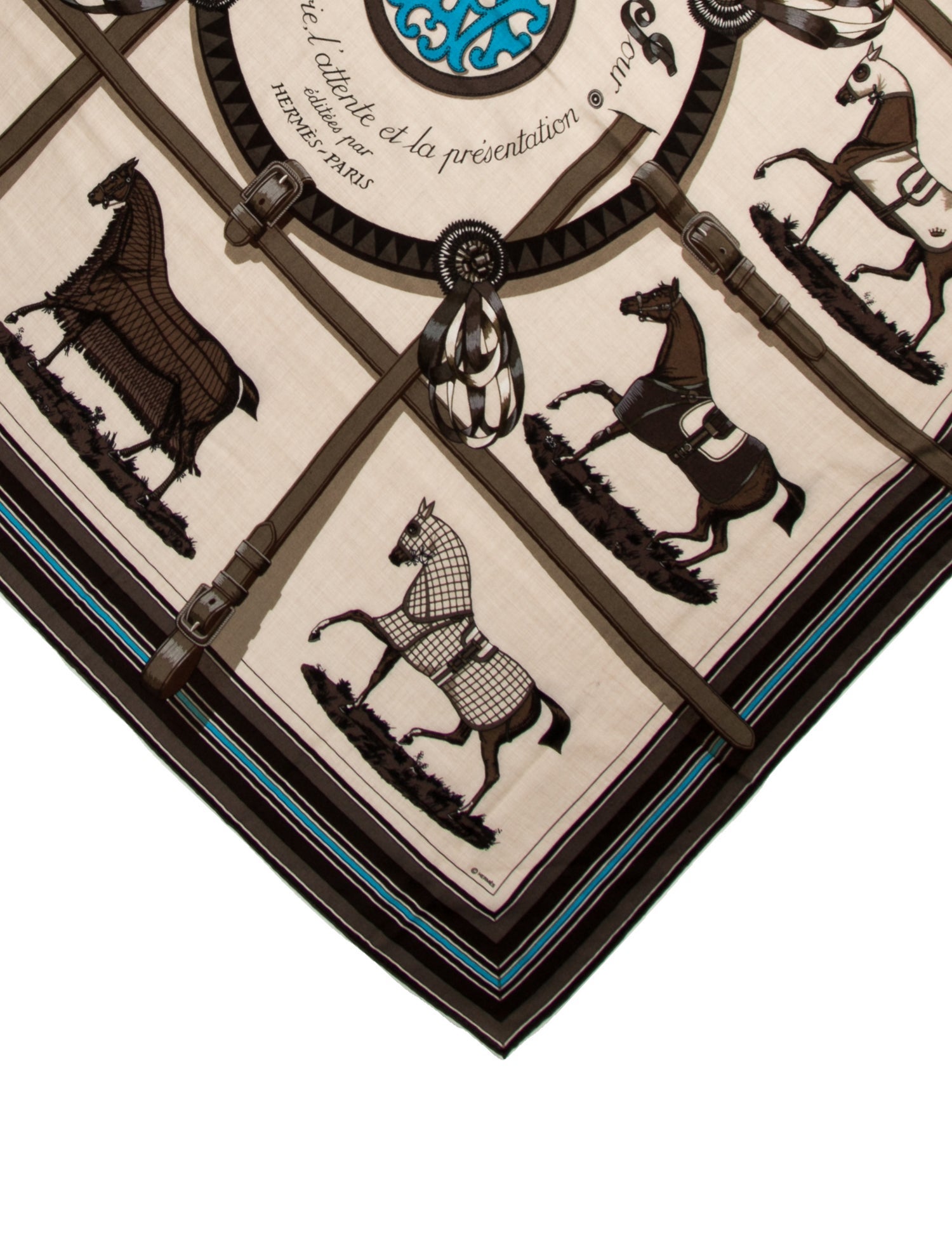 Hermès Couvertures et Tenues de Jour Cashmere Scarf