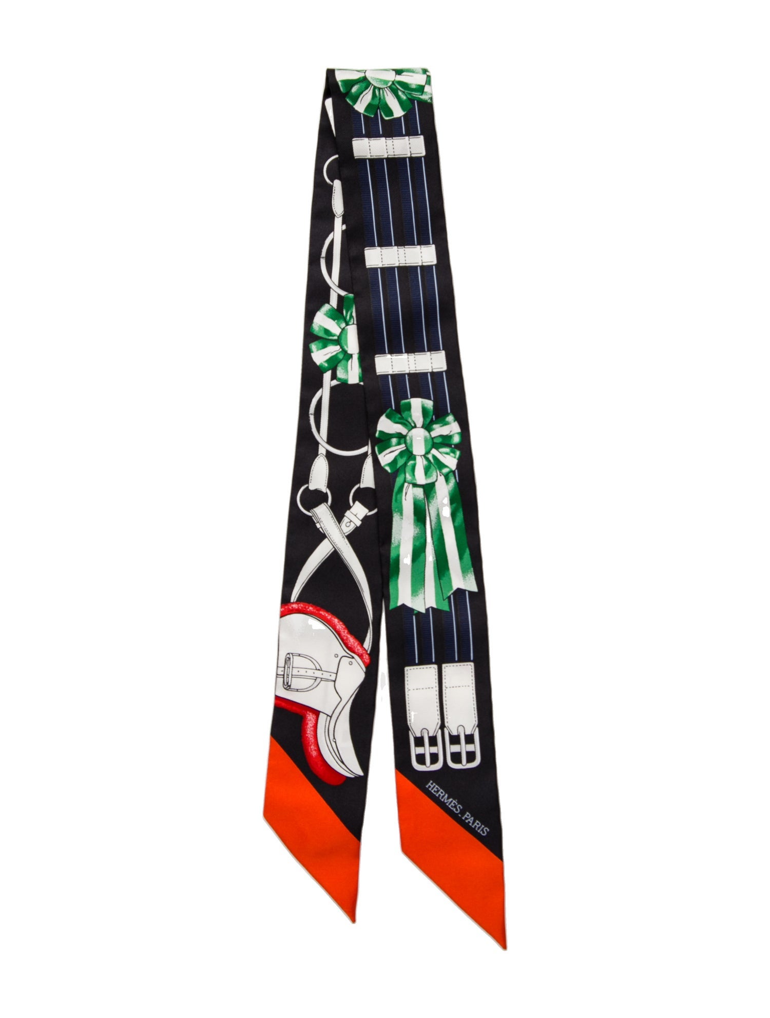 Hermès Jumping Silk Twilly Scarf w/ Tags