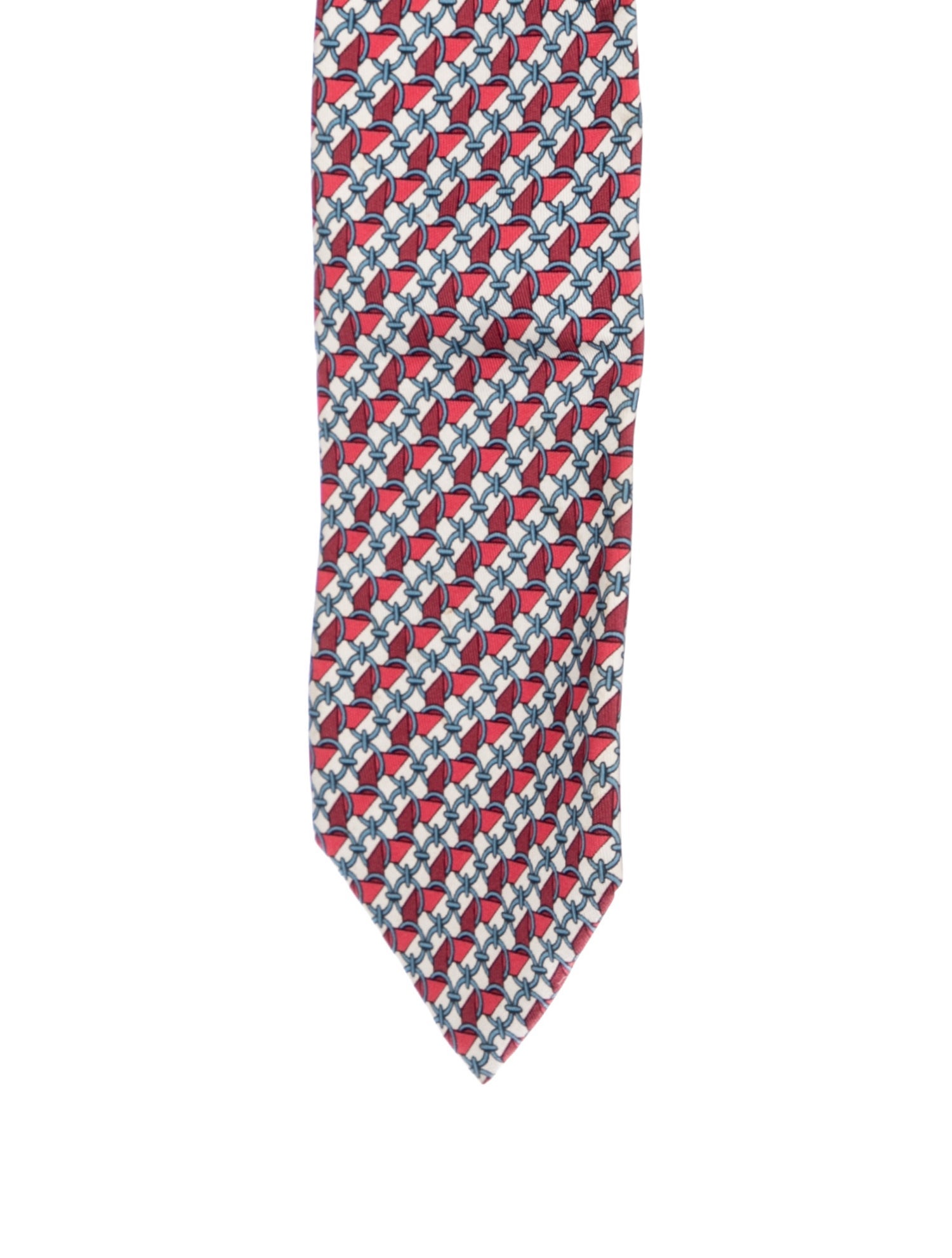 Hermès Silk Pattern Tie