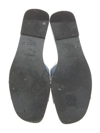 Hermès Oran Denim Slides