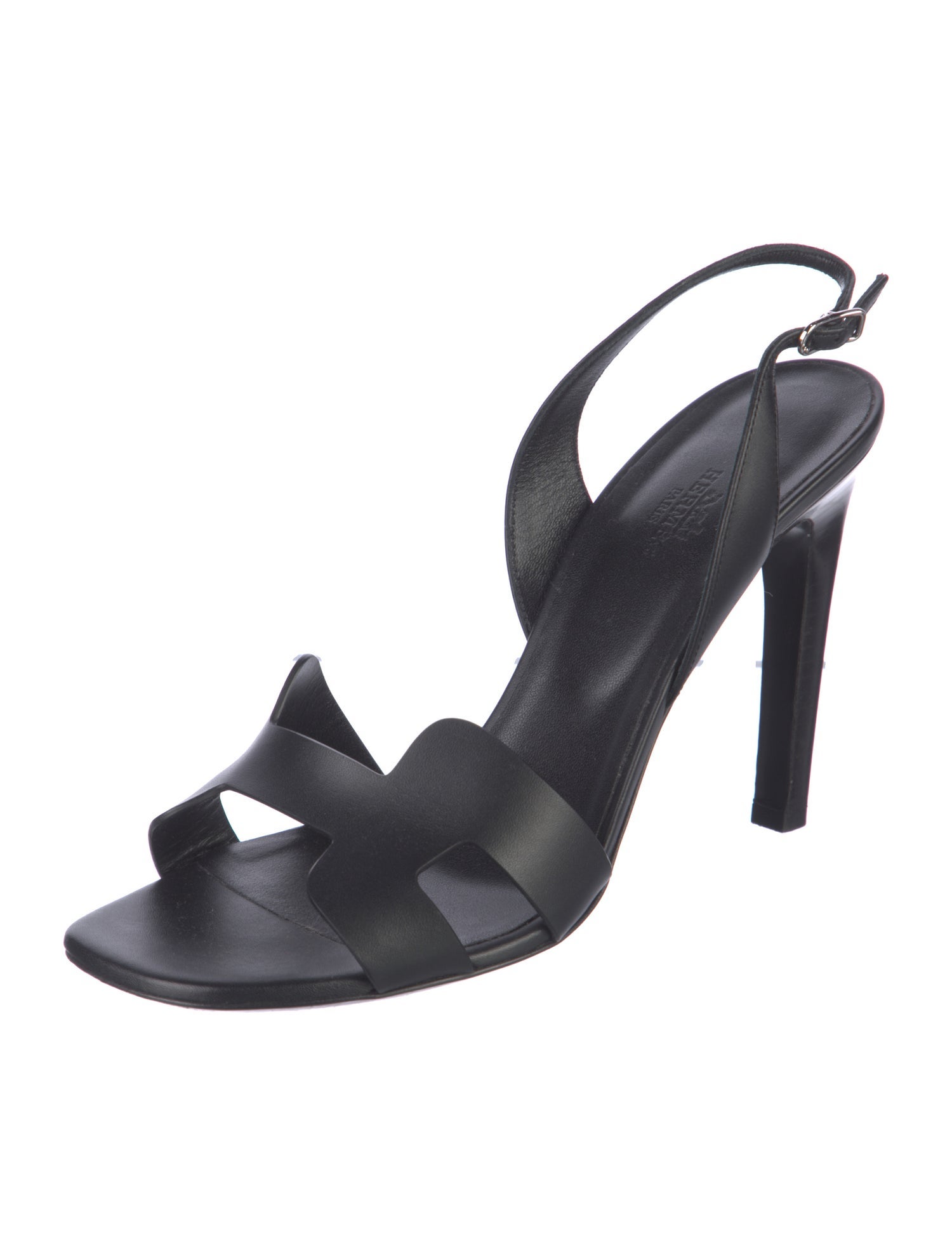 Hermès Holy 105 H Logo Slingback Sandals