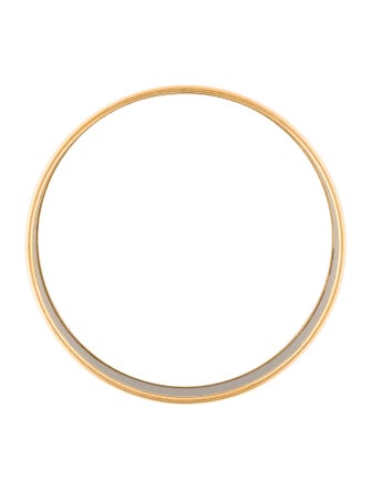 Hermès Wide Enamel Bangle Bracelet