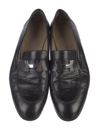 Hermès Paris H Logo Dress Loafers