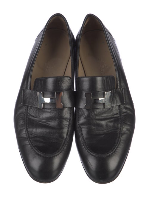 Hermès Paris H Logo Dress Loafers