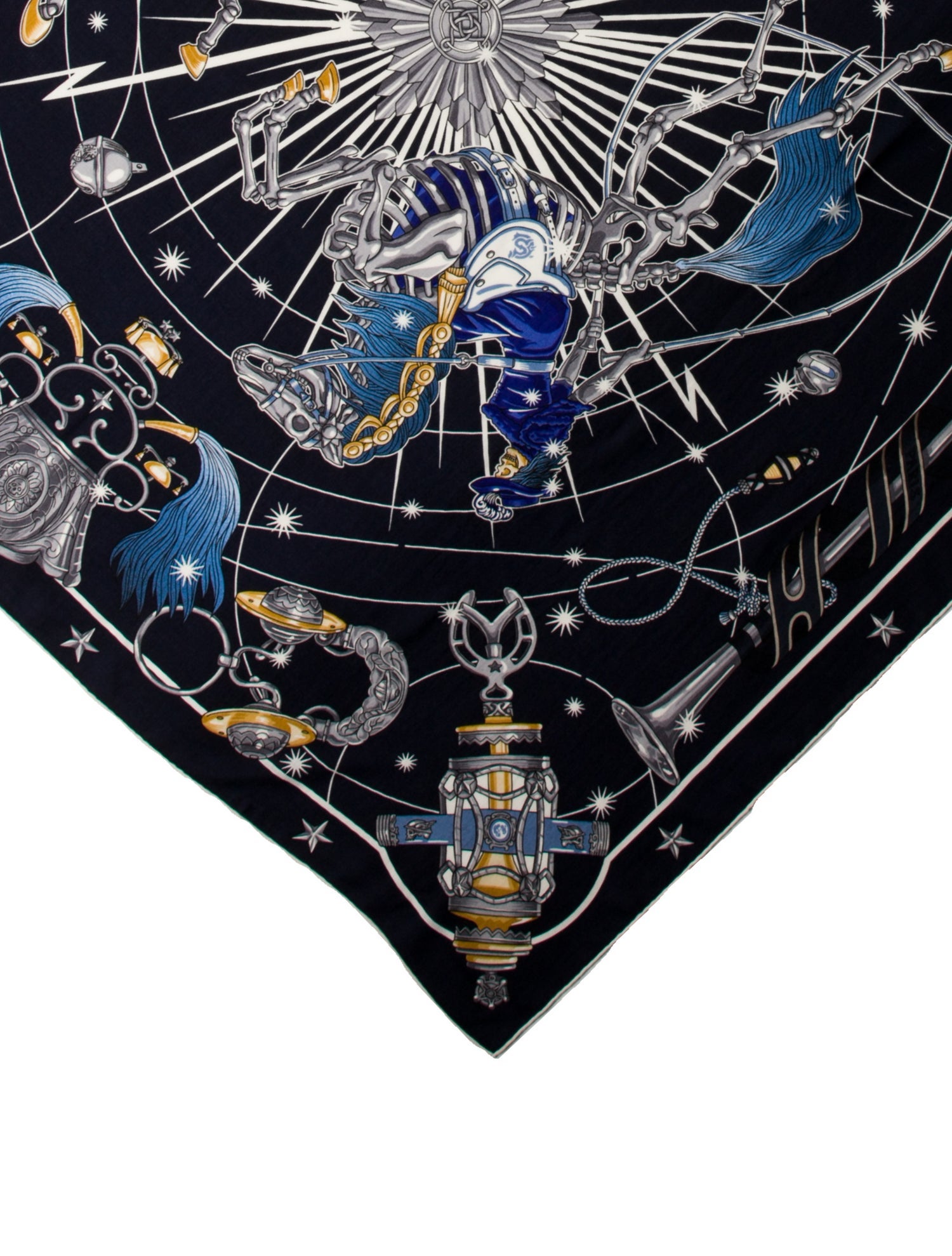 Hermès Chorus Stellarum Cashmere Shawl w/ Tags