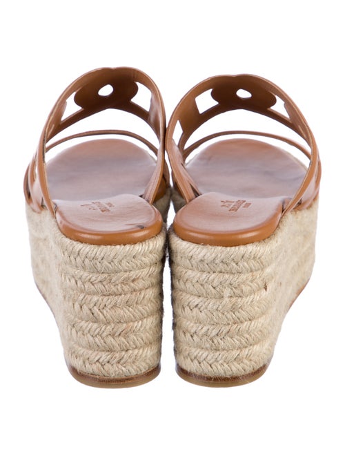 Hermès Ithea 30 Leather Espadrilles