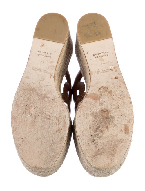 Hermès Ithea 30 Leather Espadrilles