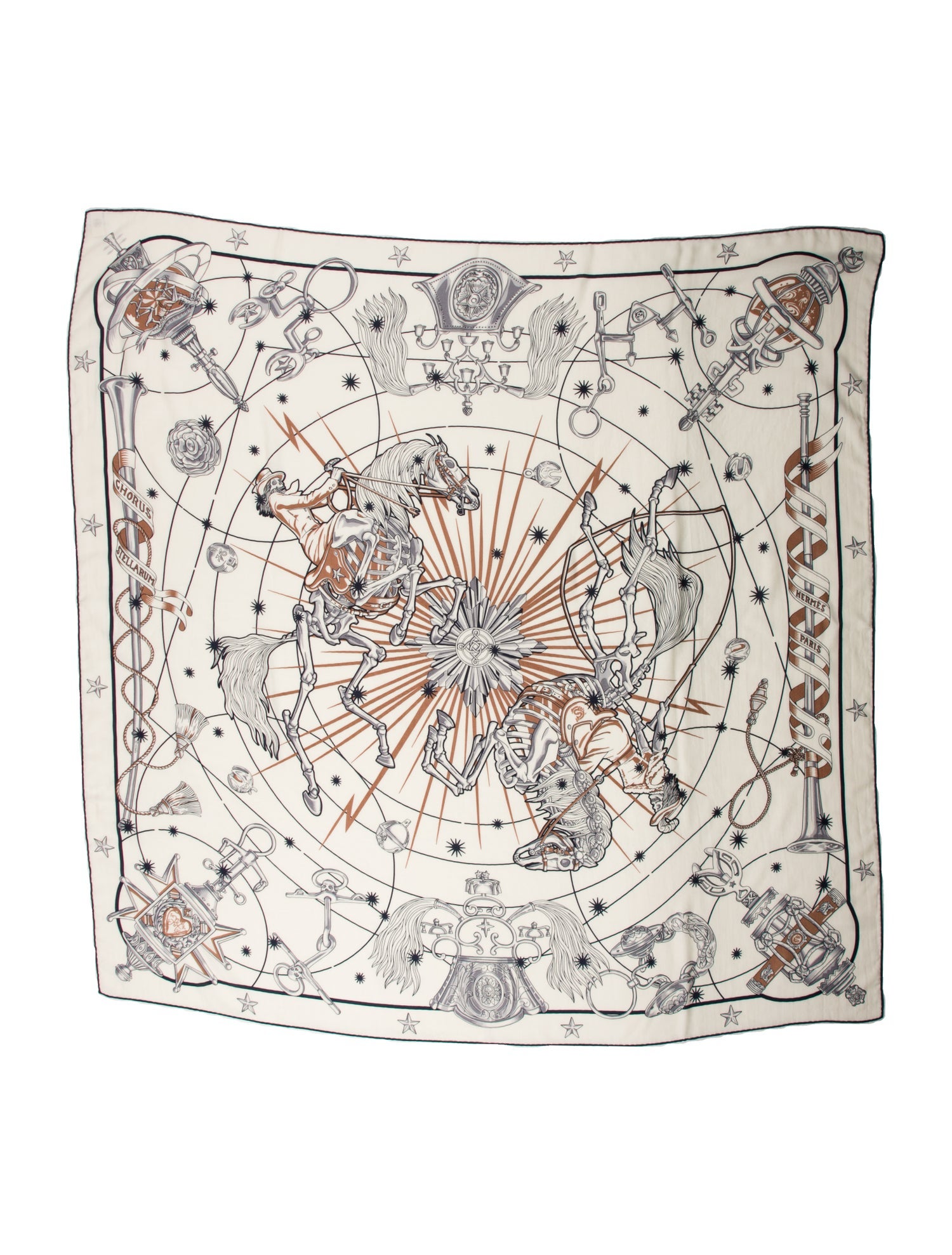 Hermès Chorus Stellarum Cashmere Shawl w/ Tags