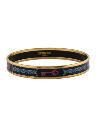 Hermès Enamel Narrow Bangle
