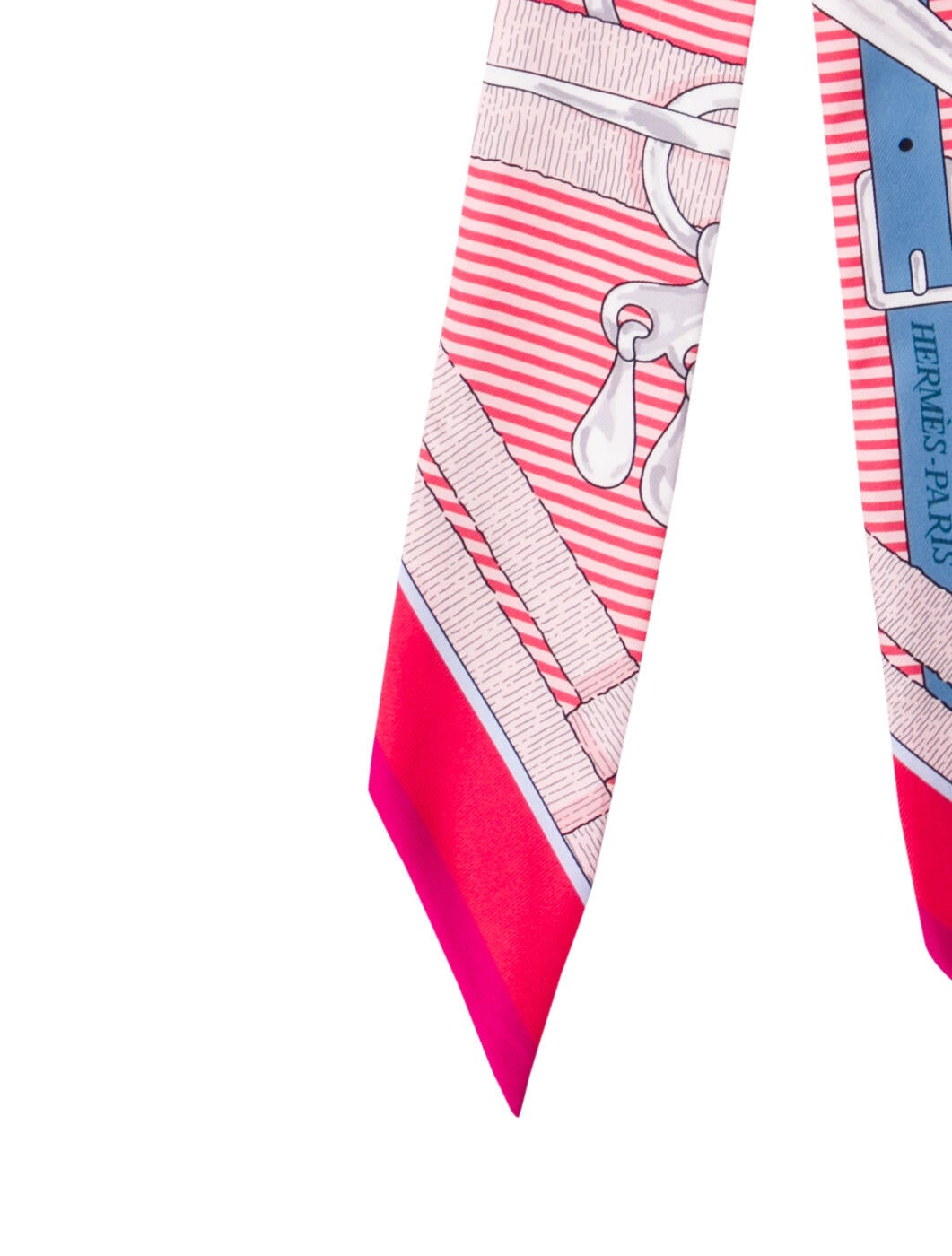 Hermès Mors à Jouets Chemise Silk Twilly Scarf