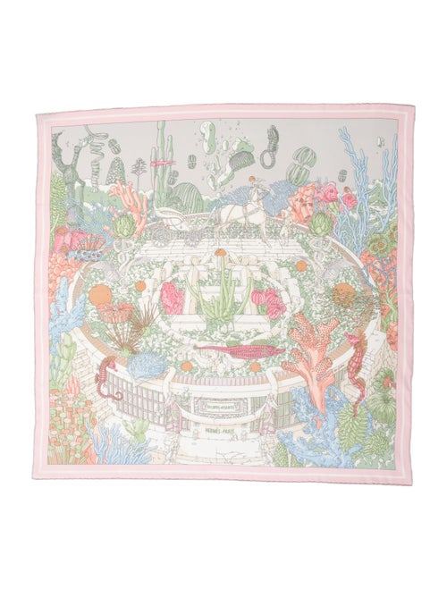 Hermès Ex-Libris Atlantis Silk Scarf