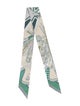 Hermès Bouquets Sellier Silk Twilly Scarf