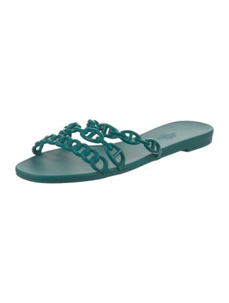 Hermès Rivage Chaîne d'Ancre Insignia Slides