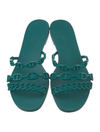 Hermès Rivage Chaîne d'Ancre Insignia Slides