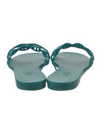 Hermès Rivage Chaîne d'Ancre Insignia Slides