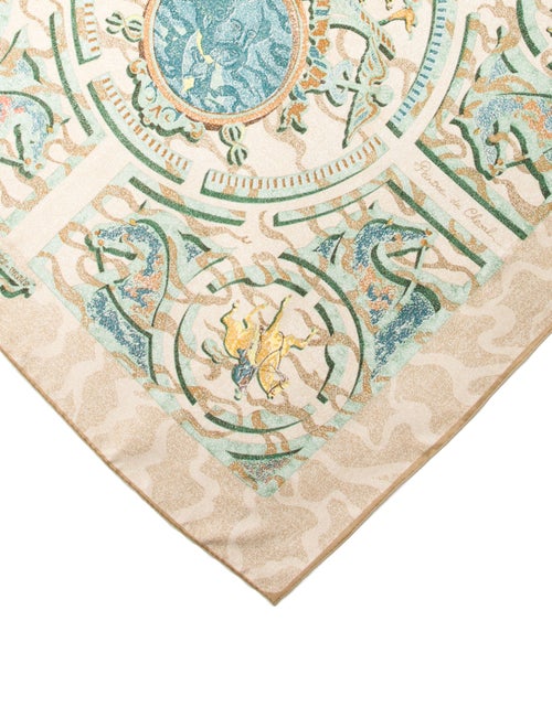 Hermès Peintre du Cheval Silk Scarf