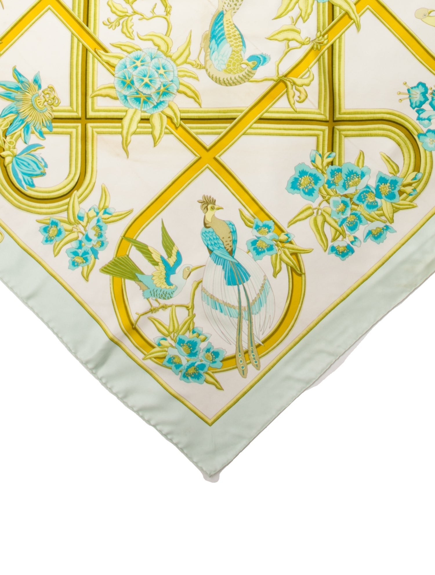 Hermès Caraïbes Silk Scarf