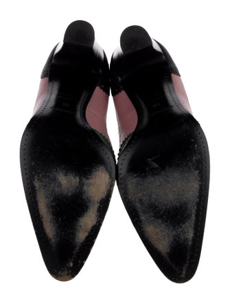 Hermès Leather Lasercut Accents Pumps