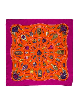 Hermès Qu'importe Le Flacon Silk Scarf