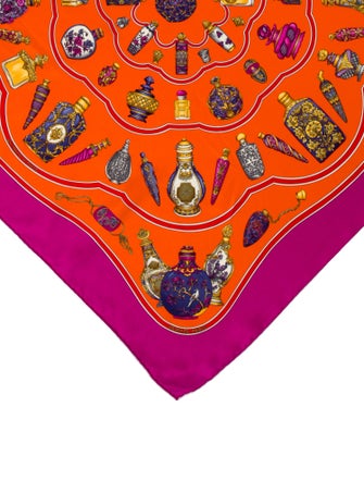 Hermès Qu'importe Le Flacon Silk Scarf