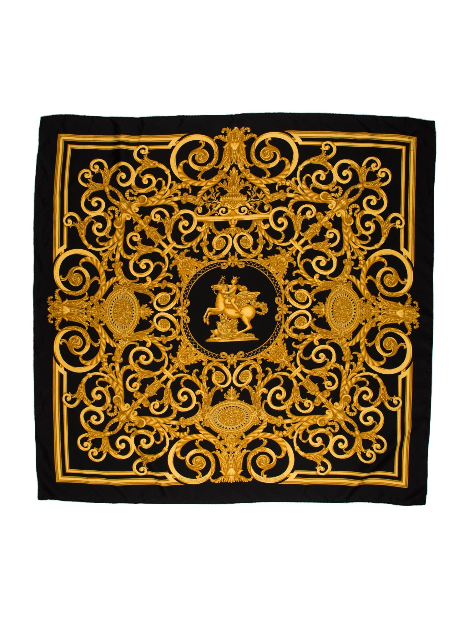 Hermès Les Tuileries Silk Scarf