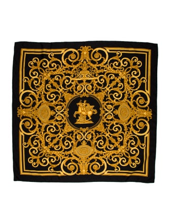 Hermès Les Tuileries Silk Scarf