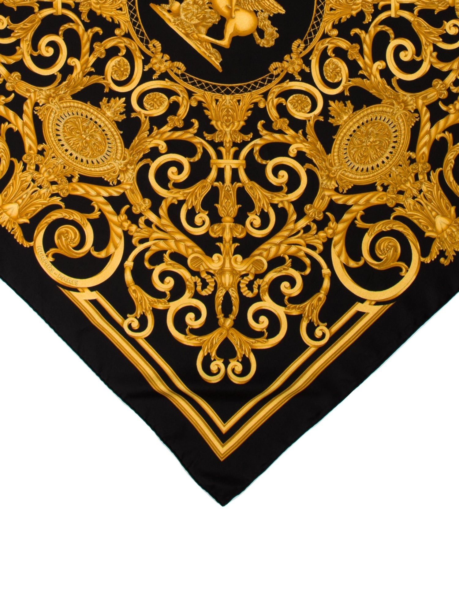 Hermès Les Tuileries Silk Scarf