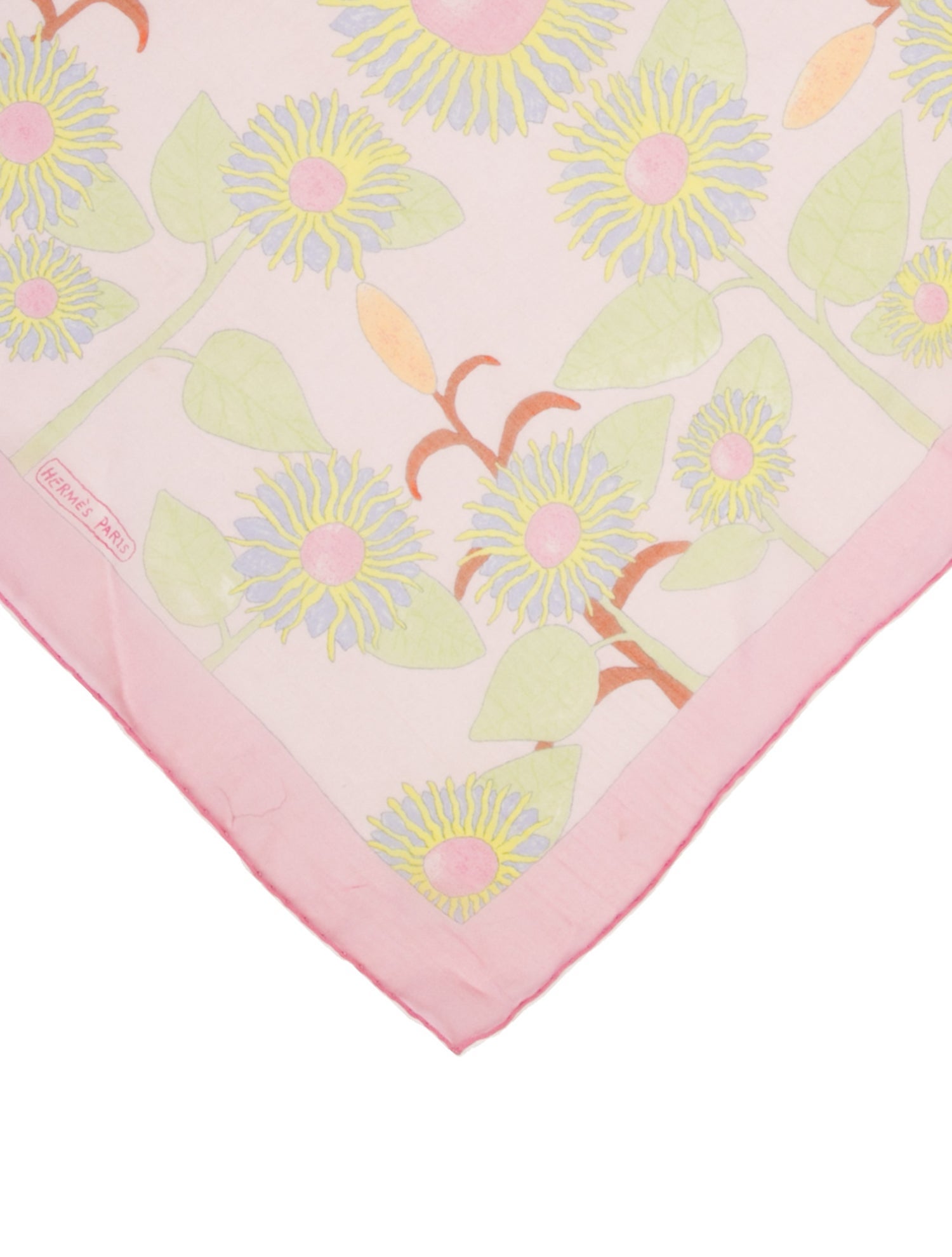 Hermès Tourne Sols Mousseline Silk Scarf