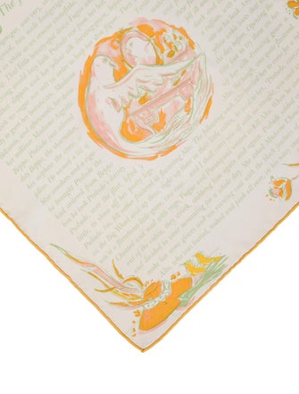 Hermès The Fickle Budgerigar Silk Scarf