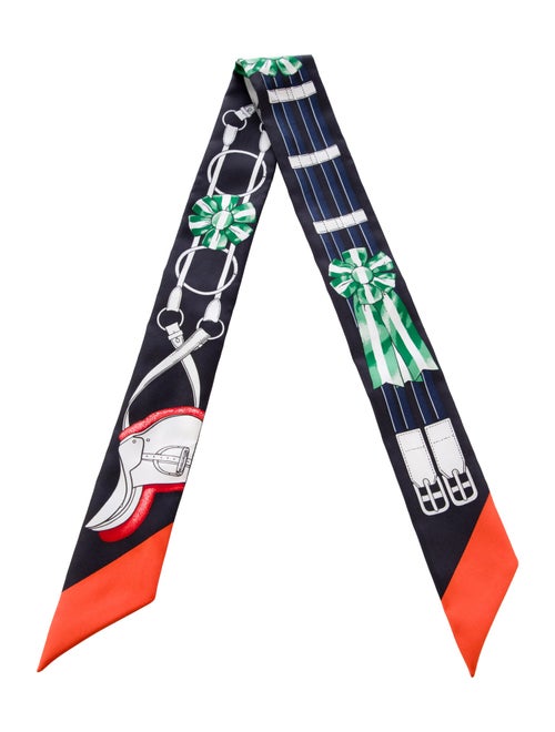 Hermès Jumping Silk Twilly Scarf