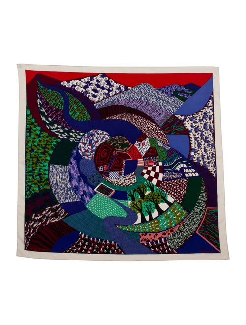 Hermès á Travers Champs Cashmere Shawl