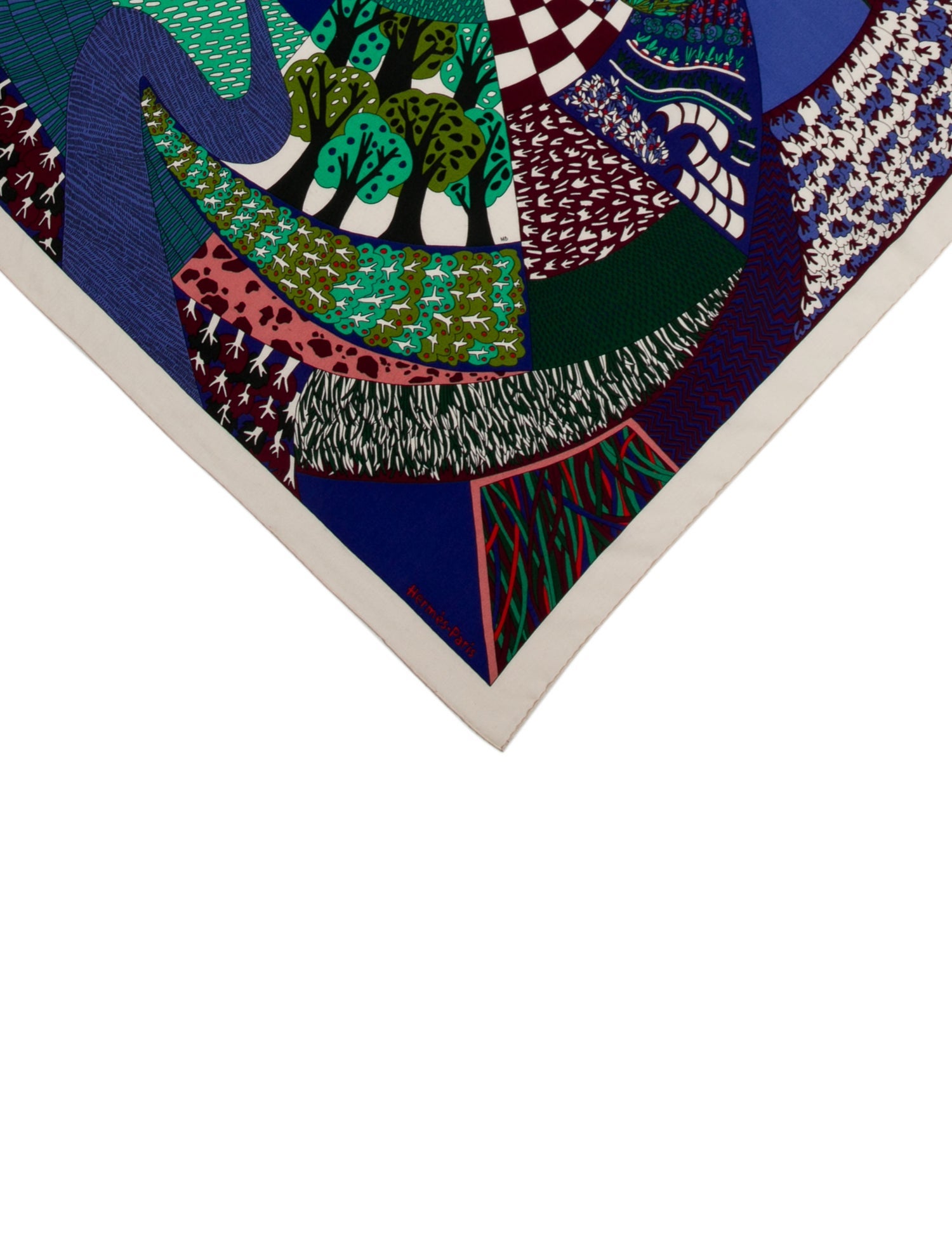 Hermès á Travers Champs Cashmere Shawl