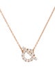 Hermès 18K Diamond Finesse Pendant Necklace
