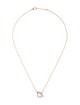 Hermès 18K Diamond Finesse Pendant Necklace