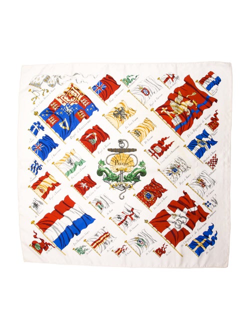 Hermès Pavois Silk Scarf