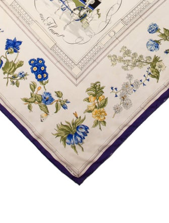 Hermès Quai aux Fleurs Silk Scarf