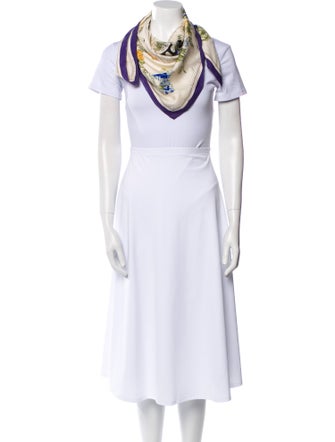 Hermès Quai aux Fleurs Silk Scarf